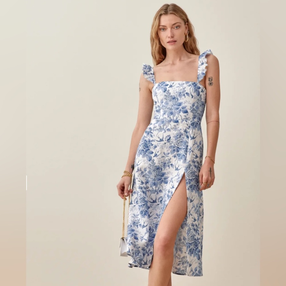 Reformation - Spaulding Linen Dress